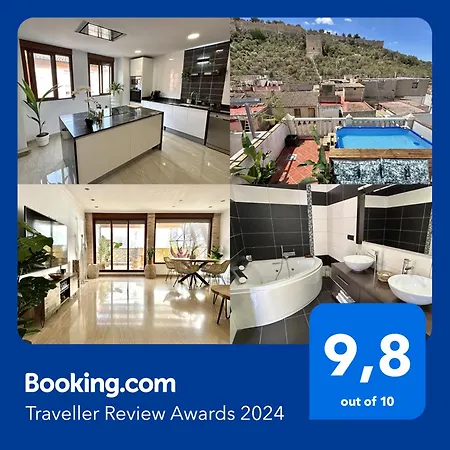 بيت للعطل Casa Con Jacuzzi Y Piscina Con Vistas Al Castillo